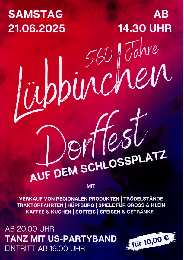 560 Jahre Lübbinchen