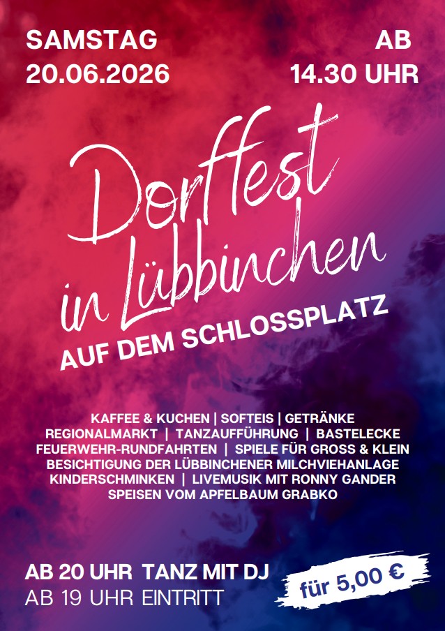 Gemeinde Schenkendöbern – Dorffest mit Deutsch-polnischem-Bauerntreffe