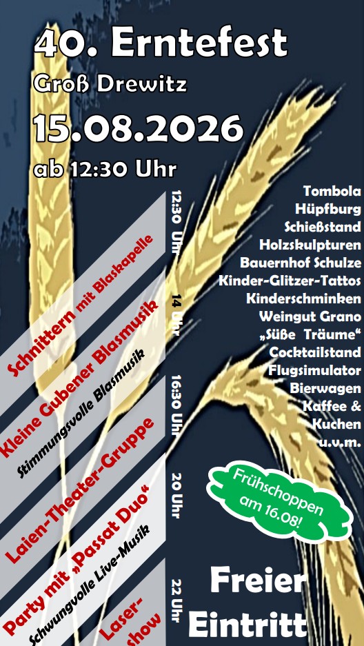 Erntefest Groß Drewitz