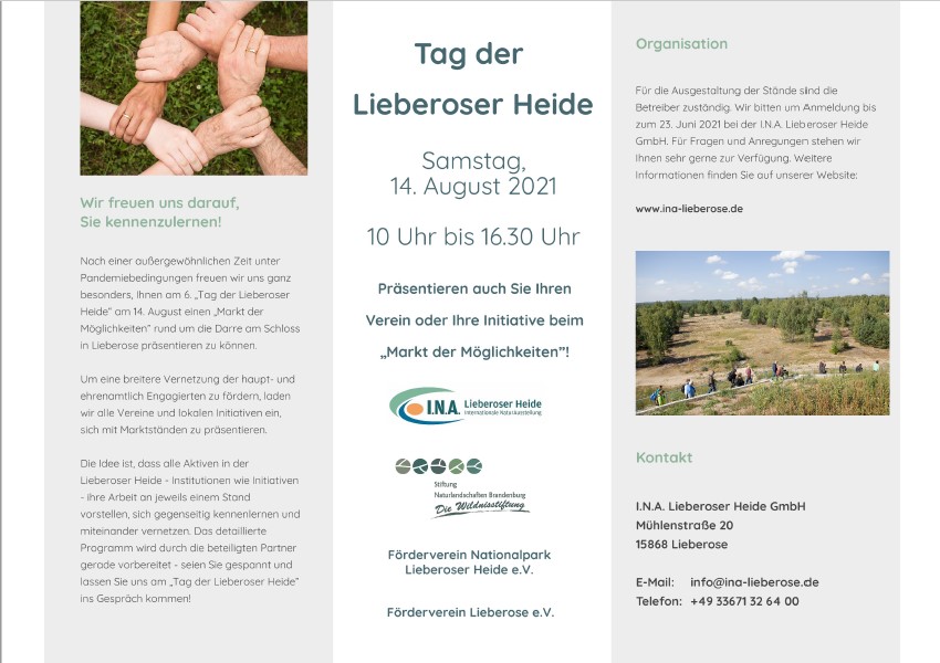 Terminhinweis Tag der Lieberoser Heide